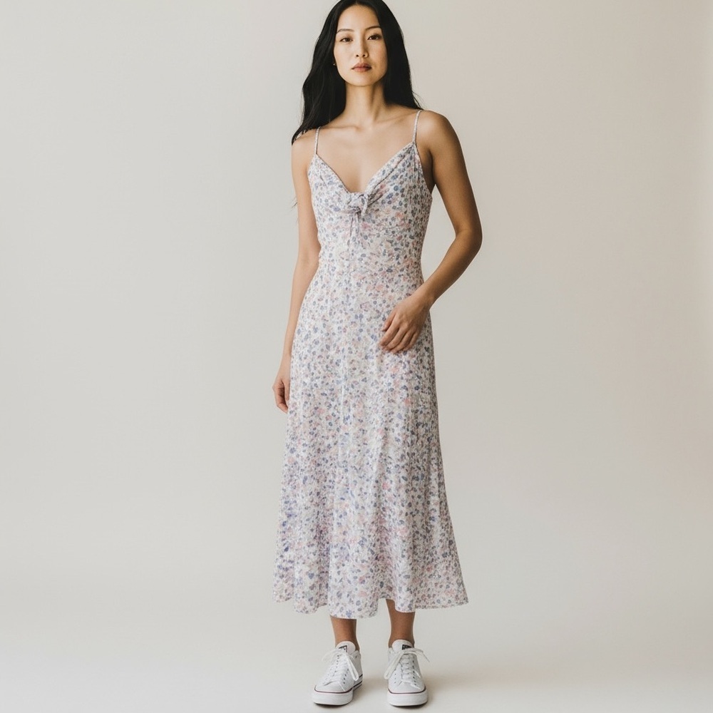 NWT Nanette Lepore Tiered Floral Midi Dress $158